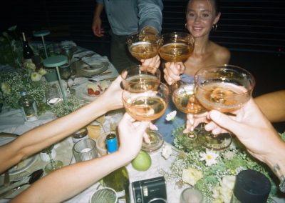 Cocktail toasting