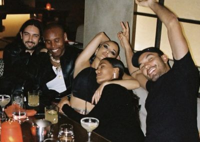 Friends at dinner